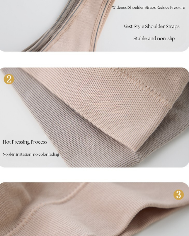 Comfort First Pull-On Bra for Young Girls & Women – Gentle Padding, Wire-Free Design GS ICONIC