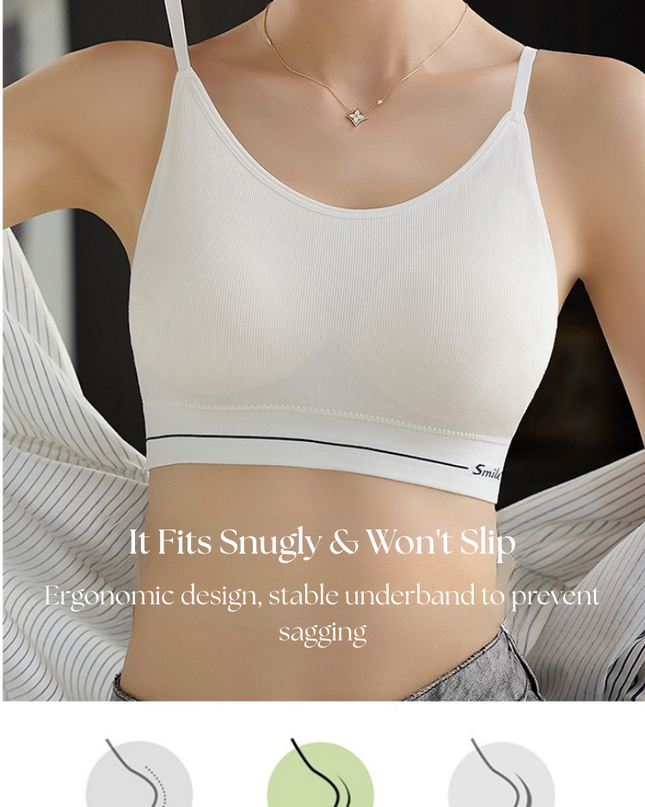 Casual Wear Pull-On Bra for Teens & Ladies – Seamless Wireless Support, Free Size GS ICONIC