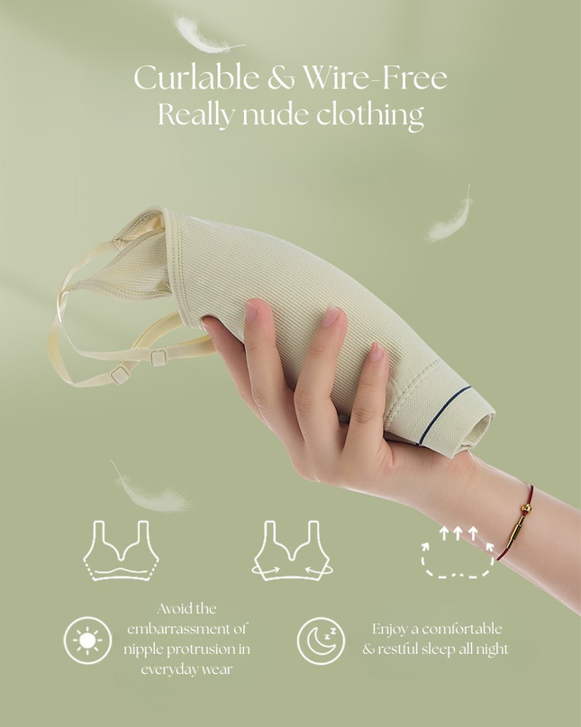 Casual Wear Pull-On Bra for Teens & Ladies – Seamless Wireless Support, Free Size GS ICONIC