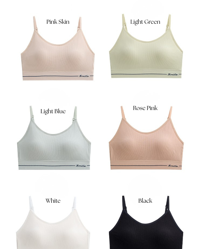 Casual Wear Pull-On Bra for Teens & Ladies – Seamless Wireless Support, Free Size GS ICONIC