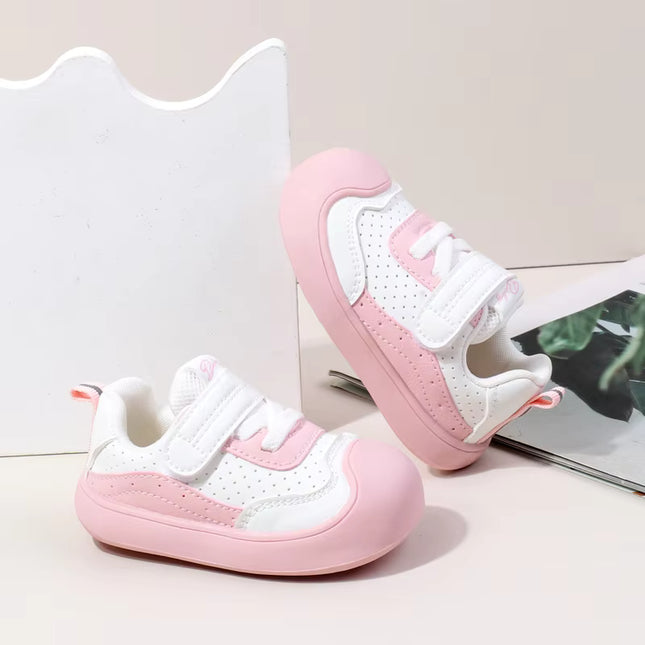 Soft Sole First Walker Shoes for Toddler in Pink, Grey, Khaki Color GS ICONIC