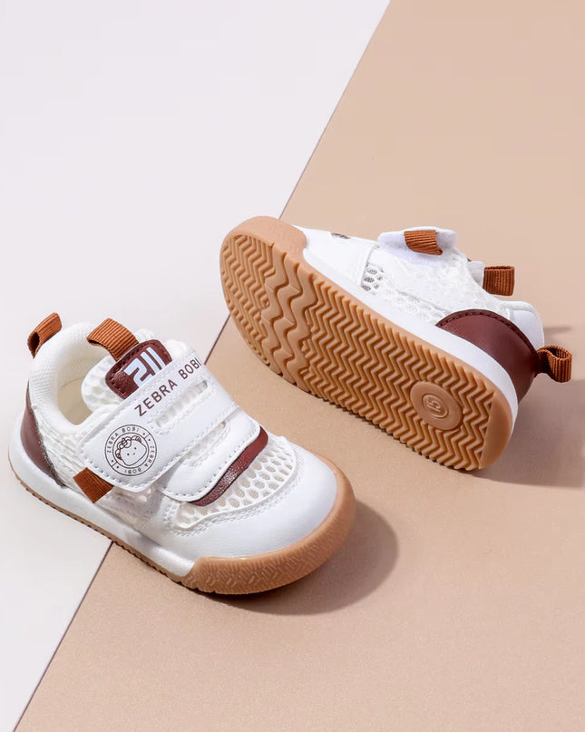 Breathable Baby Sneakers with Dual Velcro Straps GS ICONIC