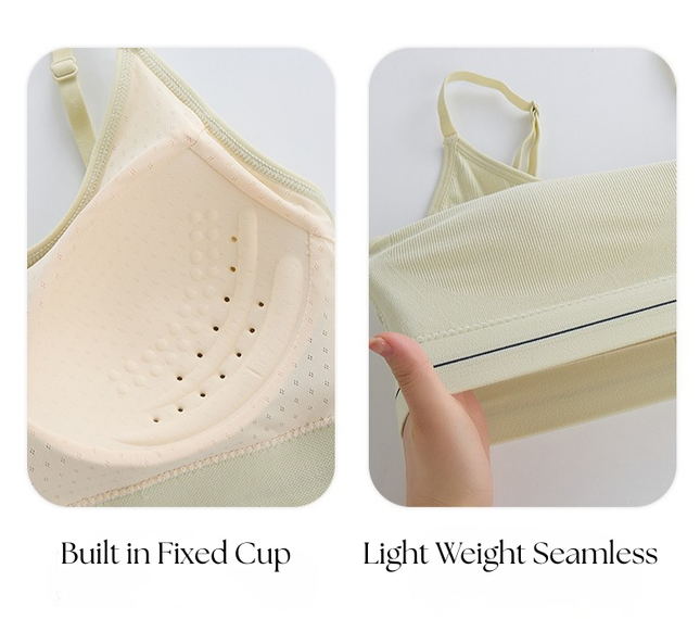 Casual Wear Pull-On Bra for Teens & Ladies – Seamless Wireless Support, Free Size GS ICONIC