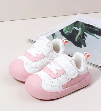 Soft Sole First Walker Shoes for Toddler in Pink, Grey, Khaki Color GS ICONIC