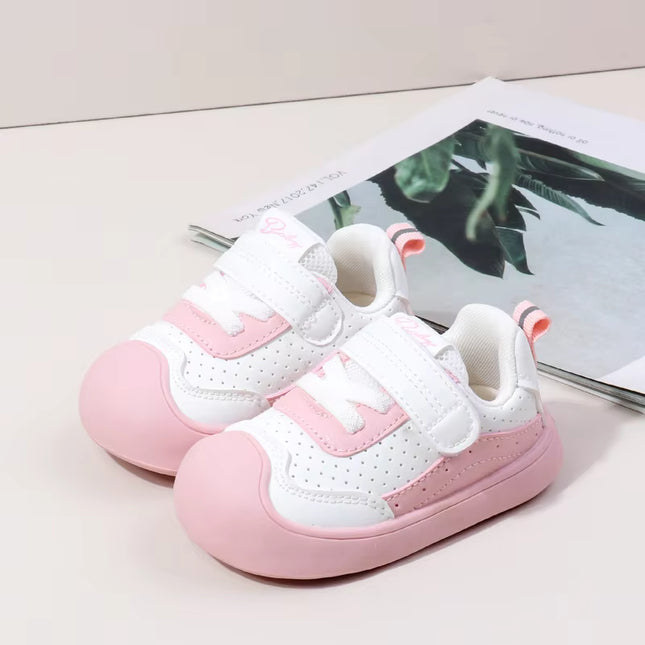 Soft Sole First Walker Shoes for Toddler in Pink, Grey, Khaki Color GS ICONIC