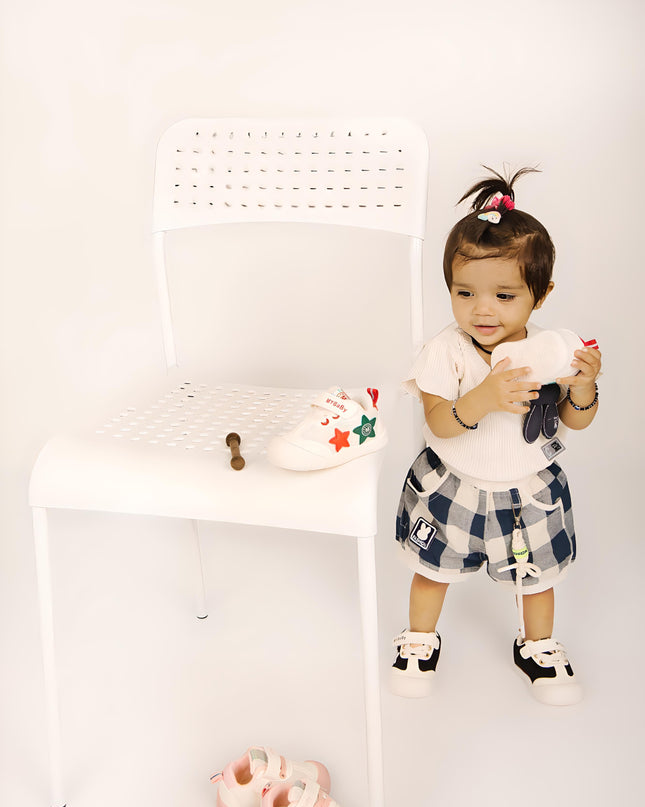 Star Design Toddler Sneakers for Girls & Boys GS ICONIC