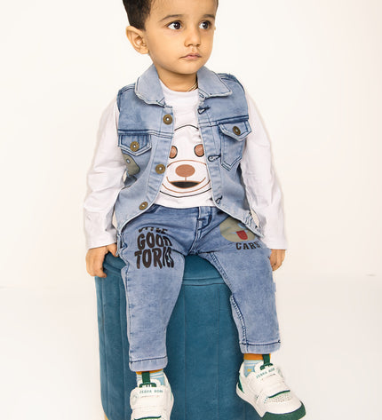 Breathable Baby Sneakers with Dual Velcro Straps GS ICONIC