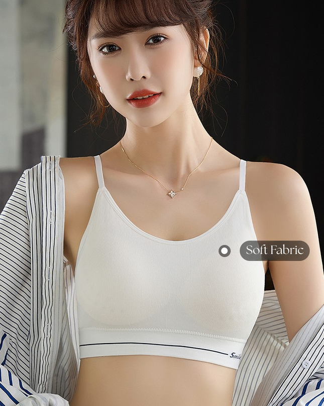 Casual Wear Pull-On Bra for Teens & Ladies – Seamless Wireless Support, Free Size GS ICONIC