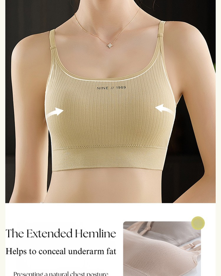 Everyday Wireless Bra for Teen Girls & Women – Easy Pull Style, Light Padding, Free Size GS ICONIC