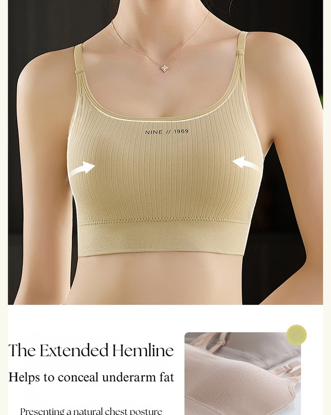 Everyday Wireless Bra for Teen Girls & Women – Easy Pull Style, Light Padding, Free Size GS ICONIC