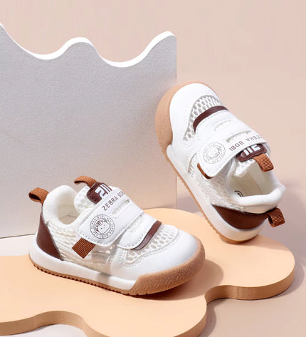 Breathable Baby Sneakers with Dual Velcro Straps GS ICONIC