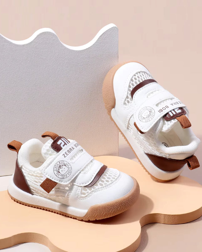 Breathable Baby Sneakers with Dual Velcro Straps GS ICONIC