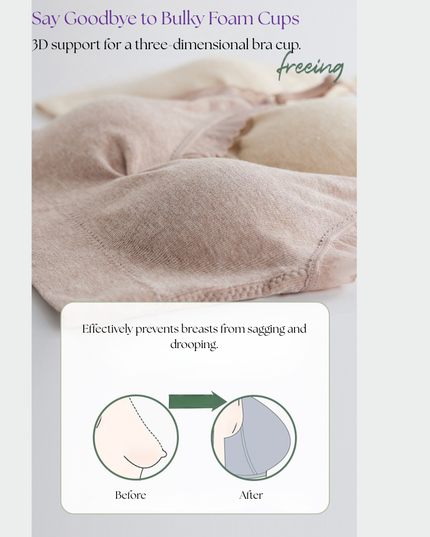 Free Size Pull-On Bra for Teen Girls & Women (28–32) – Non Padded Wire free Comfort Fit GS ICONIC