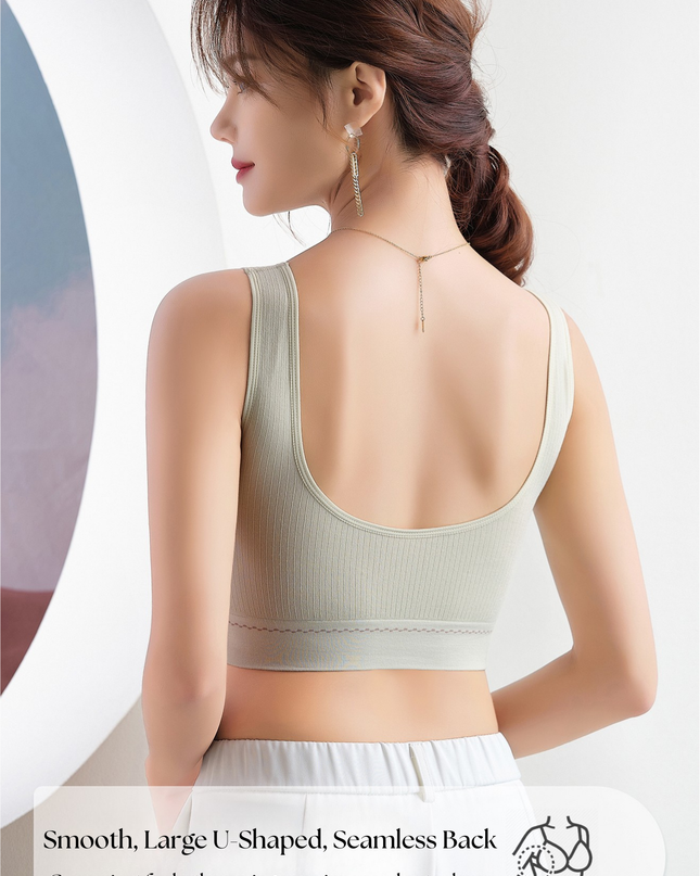 Free Size Pull-On Bra for Teen Girls & Women (28–32) – Lightly Padded Wire free Comfort Fits GS ICONIC