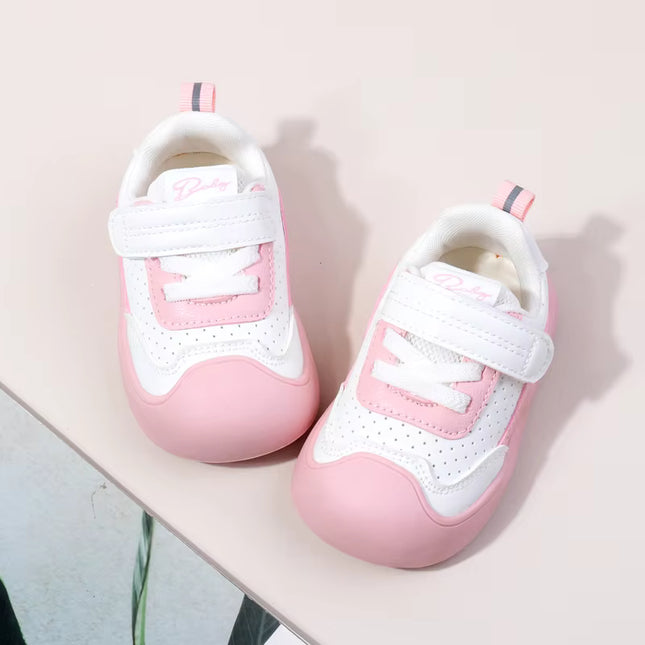 Soft Sole First Walker Shoes for Toddler in Pink, Grey, Khaki Color GS ICONIC