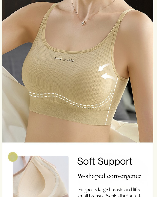 Everyday Wireless Bra for Teen Girls & Women – Easy Pull Style, Light Padding, Free Size GS ICONIC