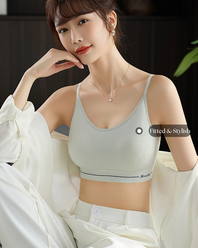 Casual Wear Pull-On Bra for Teens & Ladies – Seamless Wireless Support, Free Size GS ICONIC