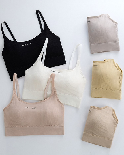Everyday Wireless Bra for Teen Girls & Women – Easy Pull Style, Light Padding, Free Size GS ICONIC