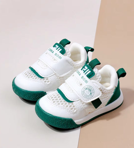 Breathable Baby Sneakers with Dual Velcro Straps GS ICONIC