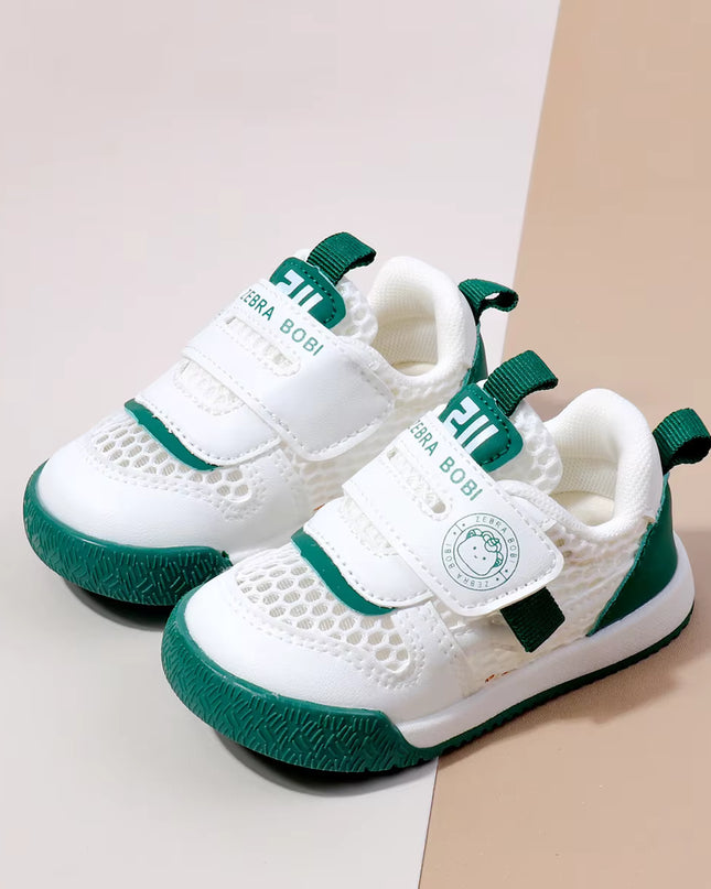 Breathable Baby Sneakers with Dual Velcro Straps GS ICONIC
