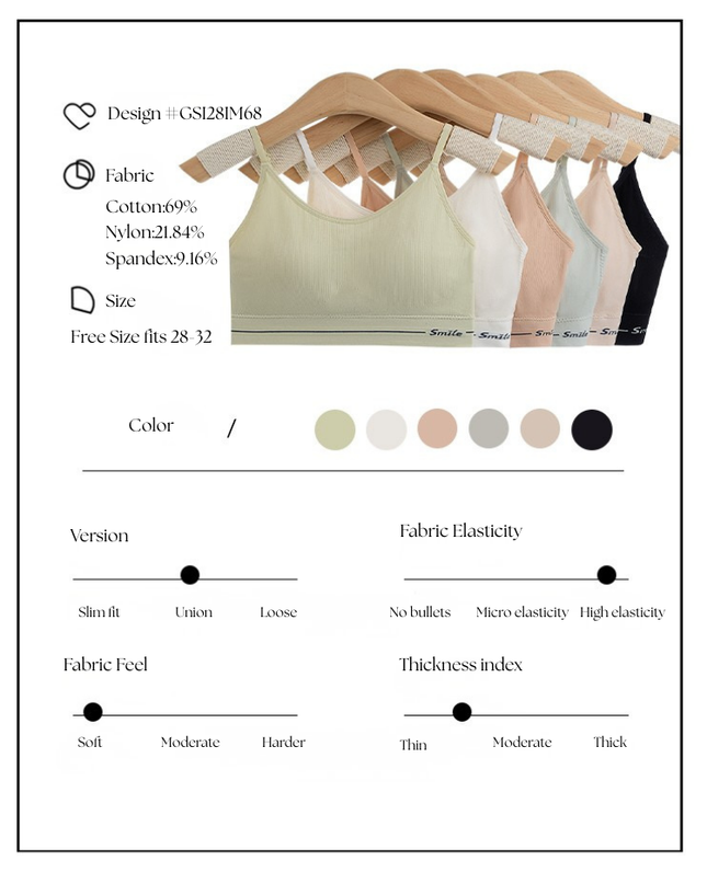 Casual Wear Pull-On Bra for Teens & Ladies – Seamless Wireless Support, Free Size GS ICONIC