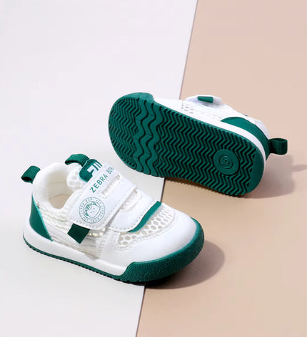 Breathable Baby Sneakers with Dual Velcro Straps GS ICONIC