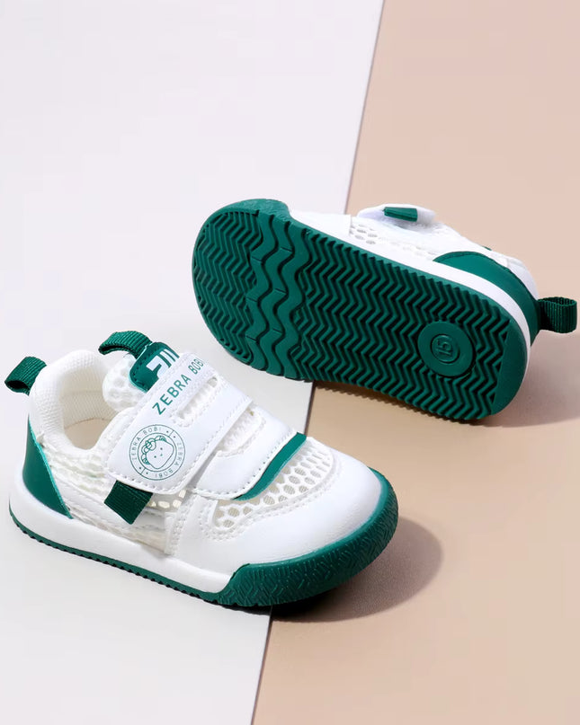 Breathable Baby Sneakers with Dual Velcro Straps GS ICONIC