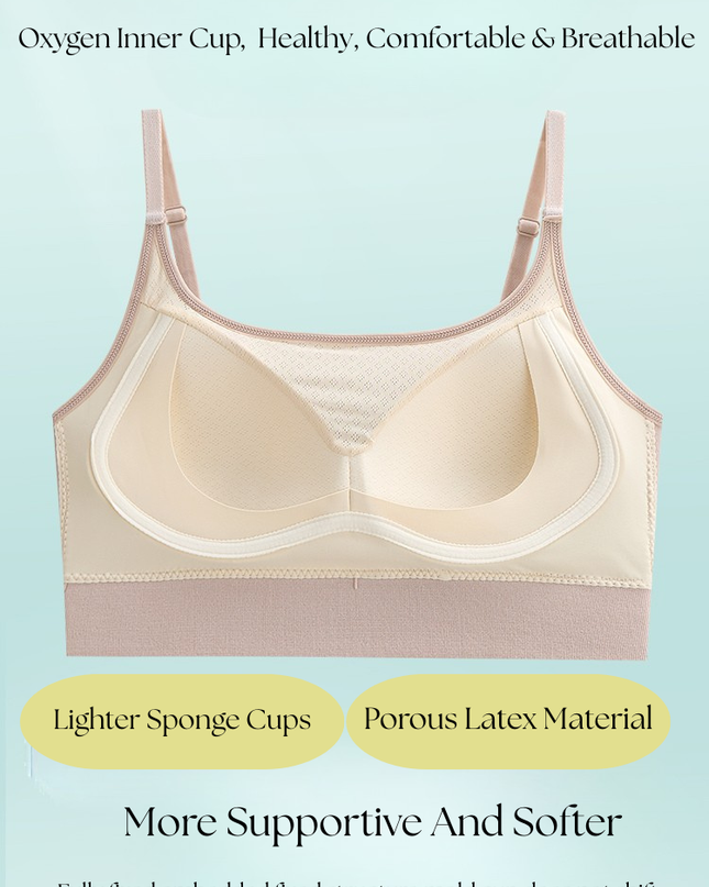 Everyday Wireless Bra for Teen Girls & Women – Easy Pull Style, Light Padding, Free Size GS ICONIC