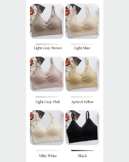 Free Size Pull-On Bra for Teen Girls & Women (28–32) – Non Padded Wire free Comfort Fit GS ICONIC