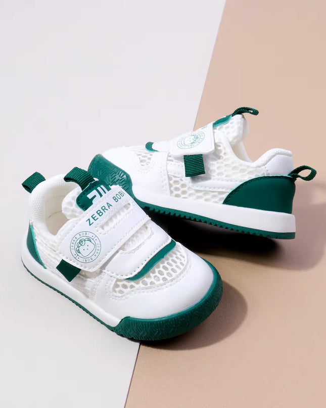 Breathable Baby Sneakers with Dual Velcro Straps GS ICONIC