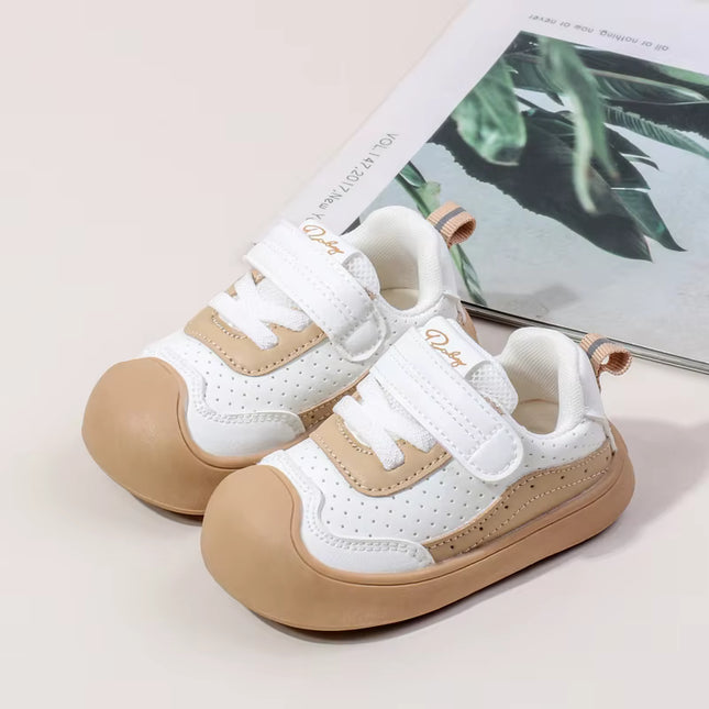Soft Sole First Walker Shoes for Toddler in Pink, Grey, Khaki Color GS ICONIC