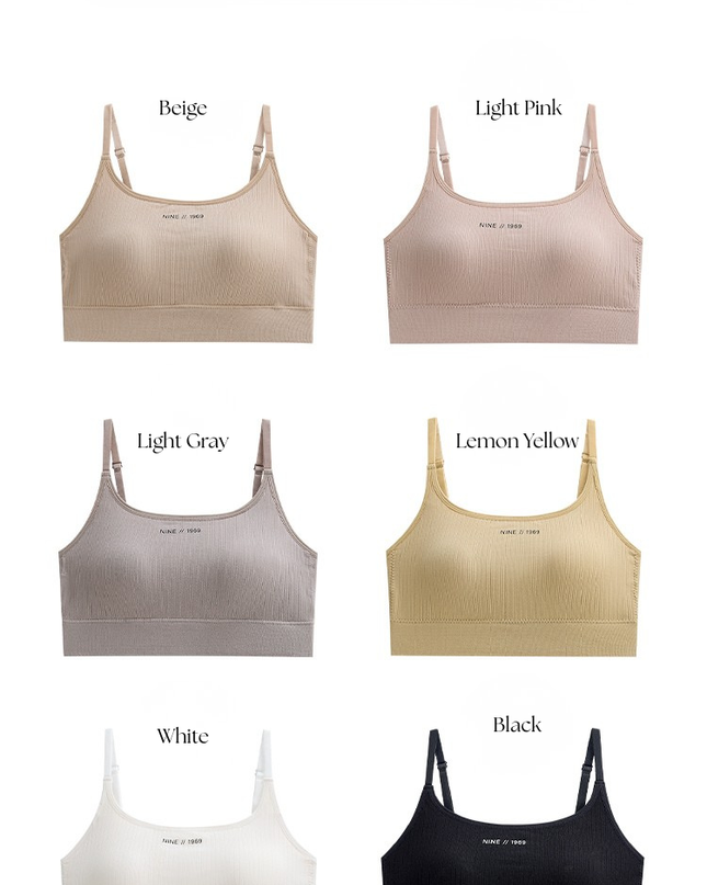 Everyday Wireless Bra for Teen Girls & Women – Easy Pull Style, Light Padding, Free Size GS ICONIC