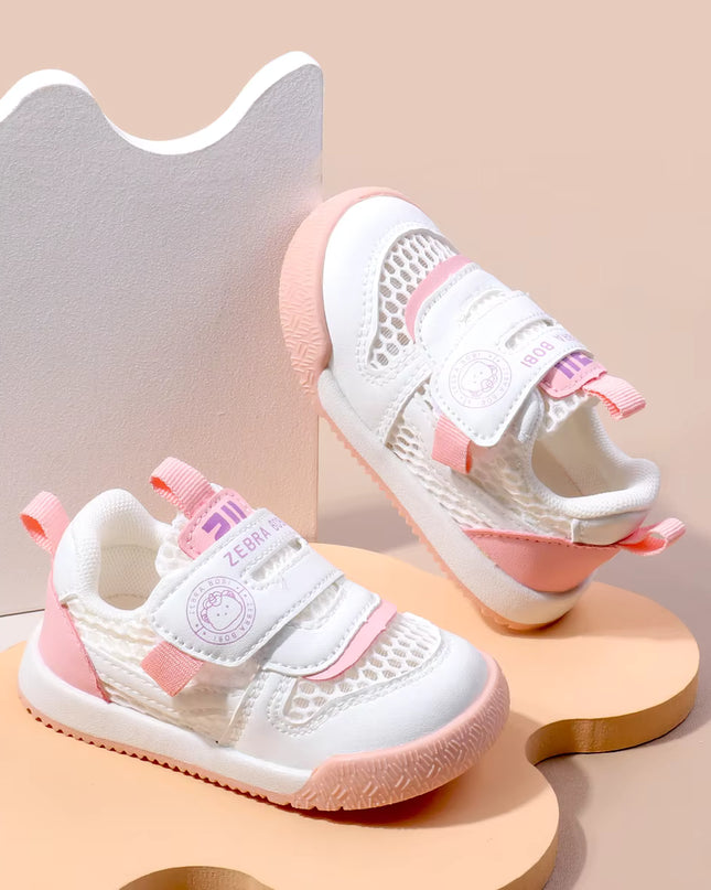Breathable Baby Sneakers with Dual Velcro Straps GS ICONIC