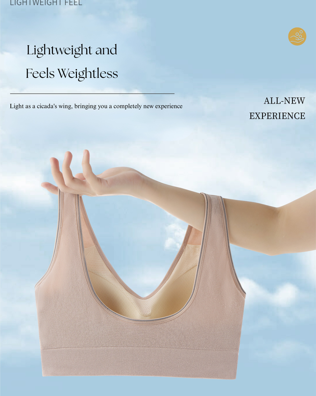 Comfort First Pull-On Bra for Young Girls & Women – Gentle Padding, Wire-Free Design GS ICONIC