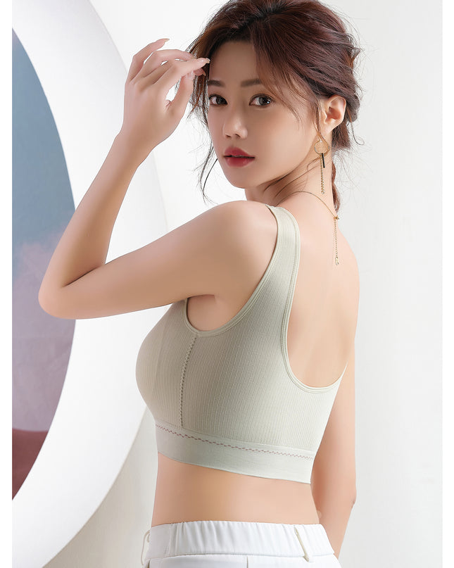 Free Size Pull-On Bra for Teen Girls & Women (28–32) – Lightly Padded Wire free Comfort Fits GS ICONIC