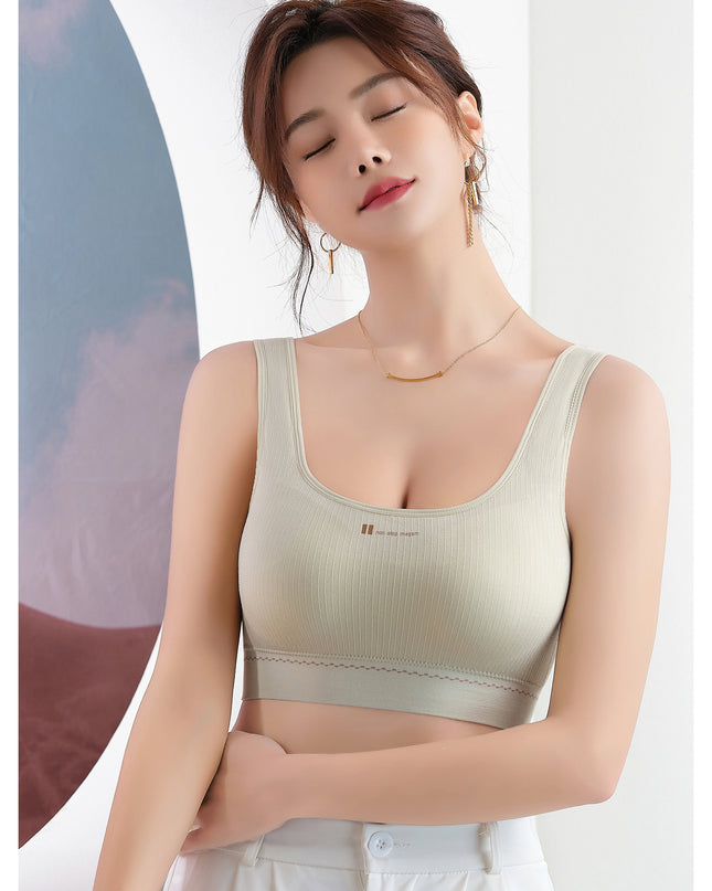 Free Size Pull-On Bra for Teen Girls & Women (28–32) – Lightly Padded Wire free Comfort Fits GS ICONIC