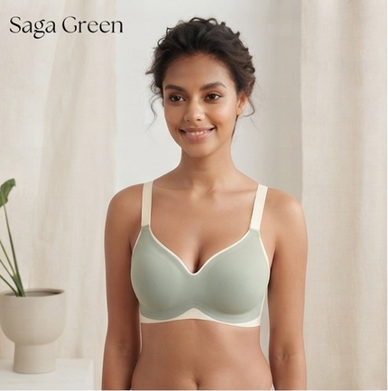 CloudComfort Seamless Wireless Everyday Bra | Padded Multi-Color Daily Wear T-Shirt Bra GS ICONIC