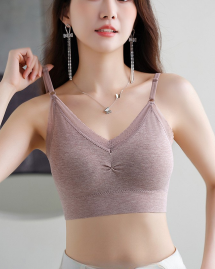 Free Size Pull-On Bra for Teen Girls & Women (28–32) – Lightly Padded Wire free Comfort Fit GS ICONIC