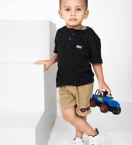 White toddler sneakers with black lining, red accent and Velcro straps – lightweight baby shoes kids shoes