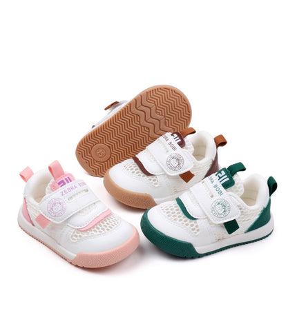 Breathable Baby Sneakers with Dual Velcro Straps GS ICONIC