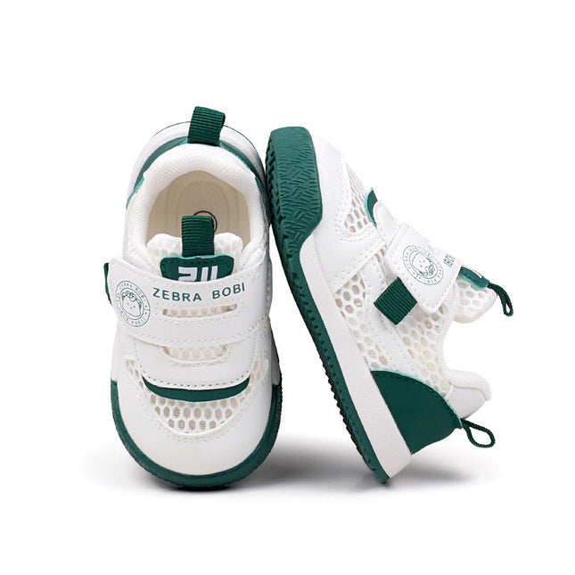 Breathable Baby Sneakers with Dual Velcro Straps GS ICONIC