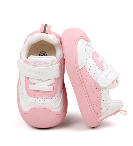 Soft Sole First Walker Shoes for Toddler in Pink, Grey, Khaki Color GS ICONIC