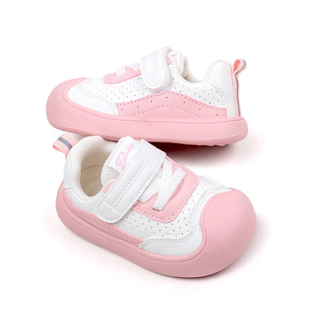 Soft Sole First Walker Shoes for Toddler in Pink, Grey, Khaki Color GS ICONIC
