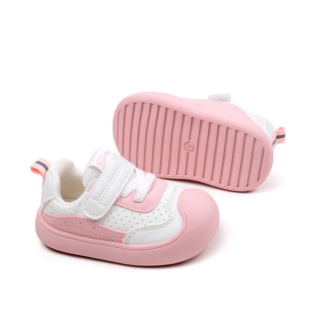 Soft Sole First Walker Shoes for Toddler in Pink, Grey, Khaki Color GS ICONIC