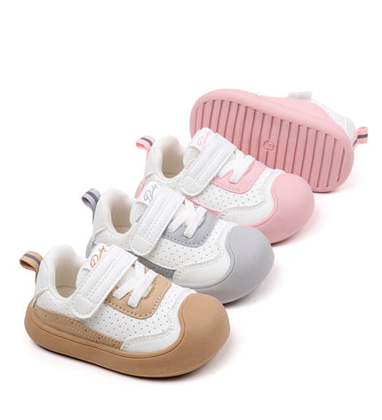 Soft Sole First Walker Shoes for Toddler in Pink, Grey, Khaki Color GS ICONIC