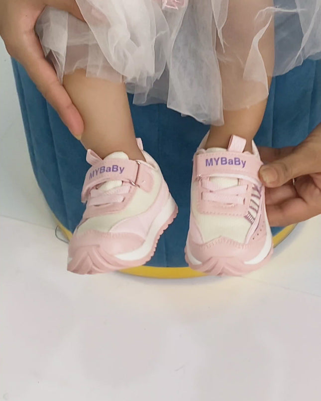 Breathable Baby Shoes – Lightweight, Anti-Slip & Easy Fit for Toddlers